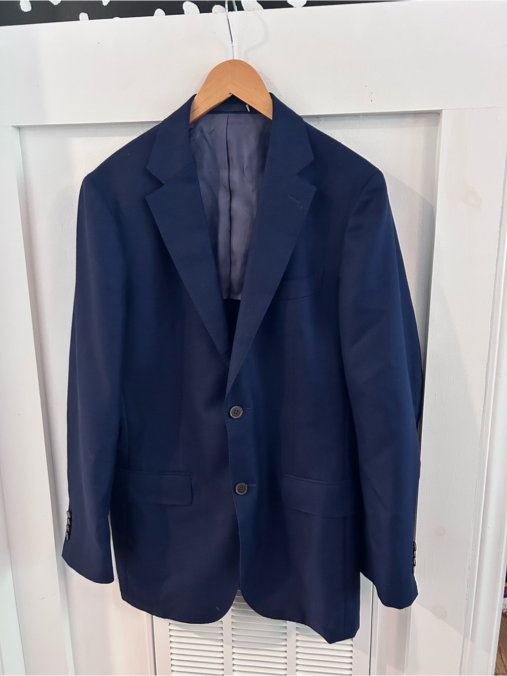 SUITSUPPLY HAVANA HL SINGLE BREASTED wool 
Blue Sport Coat blazer Size US 40L